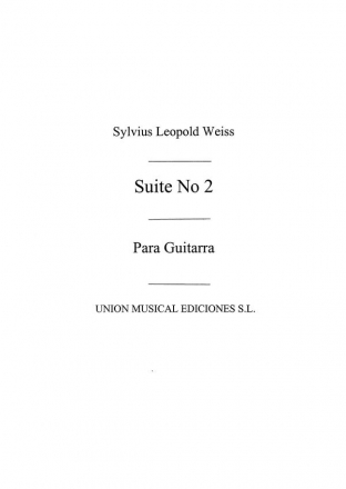 Suite No2 (Balaguer) Gitarre Buch