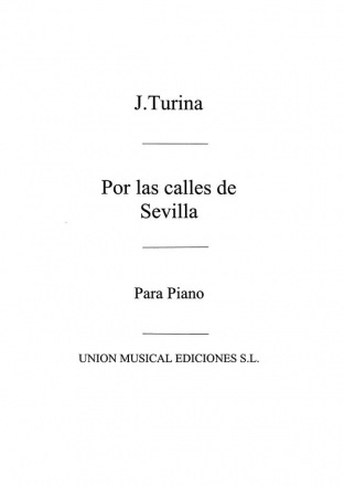 Por Las Calles De Sevilla   para piano