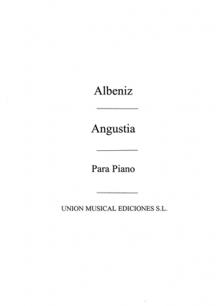Angustia (Romanza) para piano