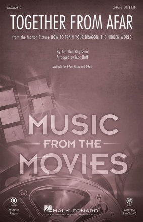 Jon Thor Birgisson, Together From Afar 2-Part Choir Choral Score