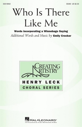 Emily Crocker, Who Is There Like Me SSAB Choral Score