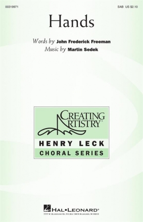 Martin Sedek, Hands SAB Choral Score