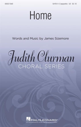 James Sizemore, Home SATB divisi Choral Score