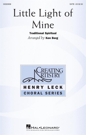 Little Light Of Mine SATB Choral Score