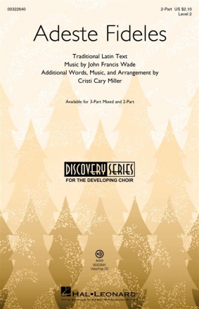 John Francis Wade, Adeste Fideles 2-Part Choir Choral Score