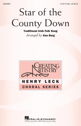 Star of the County Down 3-Part Treble Choir Choral Score