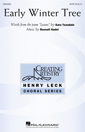 Russell Nadel, Early Winter Tree SATB Choral Score