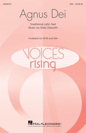 Rollo Dilworth, Agnus Dei SSA Choral Score