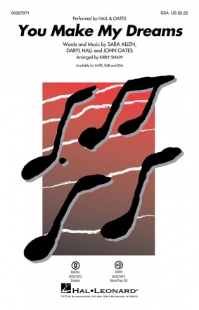 You Make My Dreams SSA Choral Score