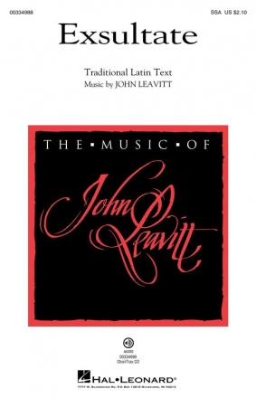 John Leavitt, Exsultate SSA Choral Score