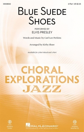 Carl Perkins, Blue Suede Shoes 2-Part Choir Choral Score