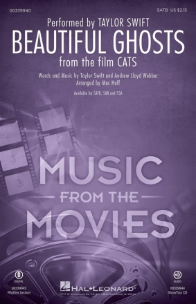Andrew Lloyd Webber, Beautiful Ghosts (from Cats) SATB Choral Score