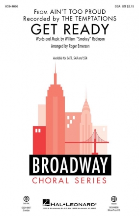Smokey Robinson, Get Ready SSA Choral Score