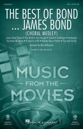 The Best Of Bond (Choral Medley) SSA Choral Score