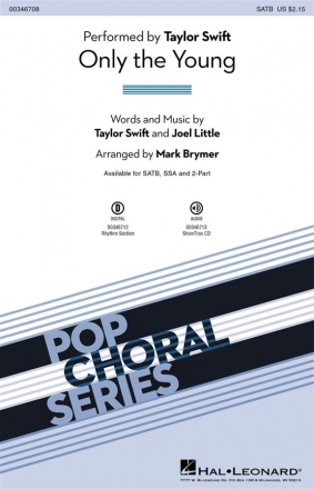 Only The Young SATB Choral Score