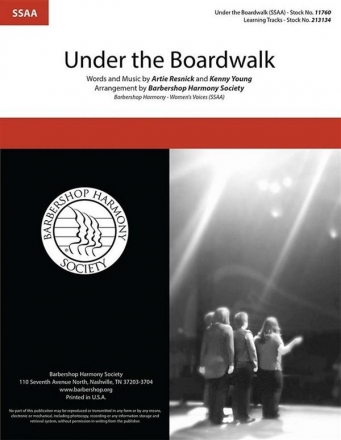 Under the Boardwalk SSAA A Cappella Choral Score
