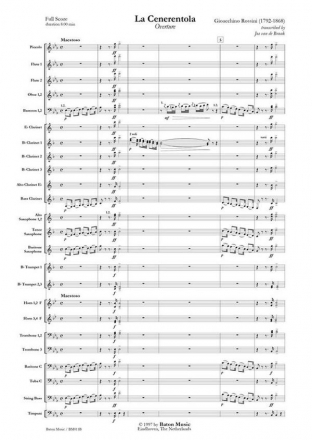Giuseppe Verdi, Il balen del suo sorriso Baritone and Symphonic Band Partitur + Stimmen