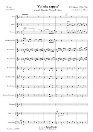Johann Sebastian Bach, Fugue in E-flat major BWV 552 Concert Band/Harmonie Partitur + Stimmen