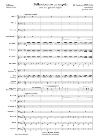 The Valencian Widow - Intermezzo Concert Band/Harmonie Partitur
