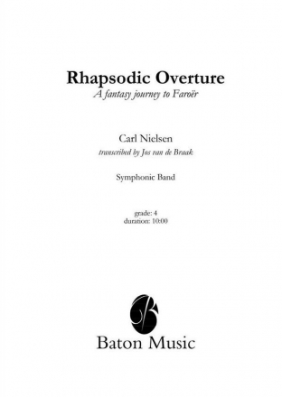 Carl Nielsen, Rhapsodic Overture Concert Band/Harmonie Partitur + Stimmen