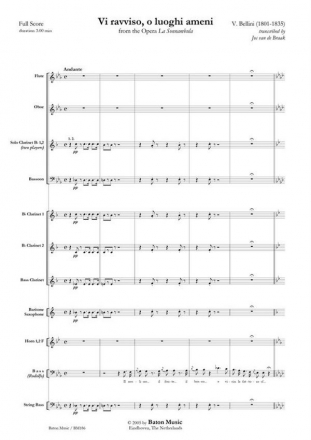 Si, Mi Chiamano Mimi Concert Band and Soprano Partitur + Stimmen