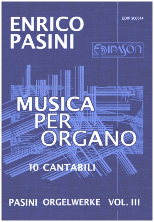 Musica per Organo Vol. 3 10 Cantabili