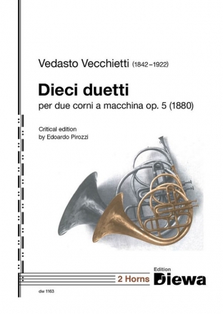 10 duetti op.5 (1880) per 2 corni a macchina ) partitura