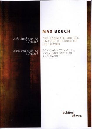 8 St�cke op.83 f�r Klarinette, Viola und Klavier Partitur und Stimmen