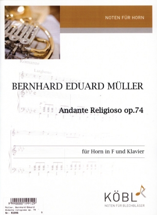 Andante religioso op. 74 f�r Horn und Klavier