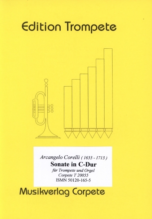 Corelli, Arcangelo (Komischke/Pech) Sonate D-Dur (transponiert nach C-Dur) fr Trompete in C und Orgel