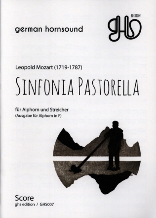 Sinfonia Pastorella fr Alphorn in F und Streicher Partitur und Stimmen