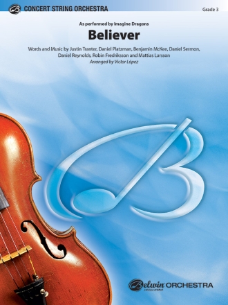Believer Pop Concert String Orchestra Score & Parts
