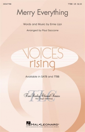 Ernie Lijoi, Merry Everything TTBB Choral Score