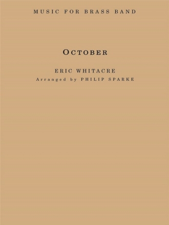 Eric Whitacre, October Brass Band Score