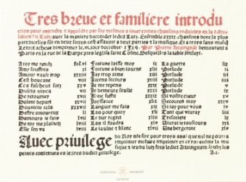 Attaignant (Hrsg.) 1529 Introduction pour le Luth