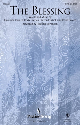 The Blessing for mixed chorus and piano chorus score