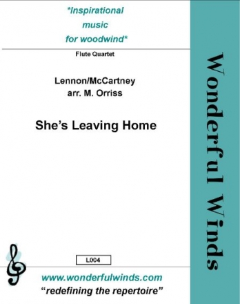 Lennon/ McCartney, She's Leaving Home 2 Flutes, A, B