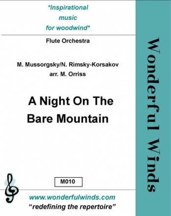 Mussorgsky, M., A Night On The Bare Mountain Pc, 2 G Trbs, 3 Flutes, 2 A, B, Cbs, #