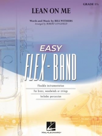 Lean on Me for 5-part flexible band and opt. strings conductor
