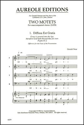 Gerald Near, Two Motets Mixed Choir [SATB] A Cappella Chorpartitur