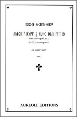 Sergei Rachmaninov, Magnificat and Nunc Dimittis Mixed Choir [SATB] A Cappella Chorpartitur
