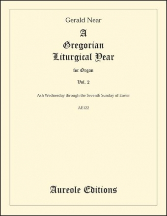 A Gregorian Liturgical Year vol.2 for organ