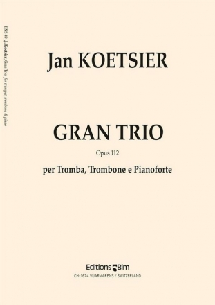 Gran Trio for trumpet, trombone and piano piano score and parts