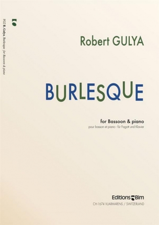 Robert Gulya, Burlesque Fagott und Klavier Buch
