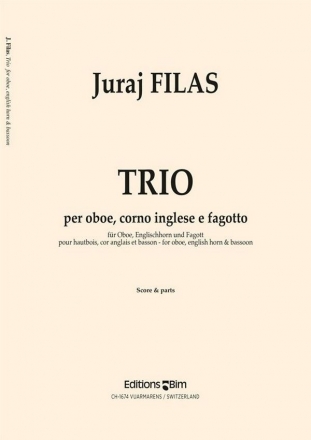 Trio for oboe, English horn and bassoon score and parts