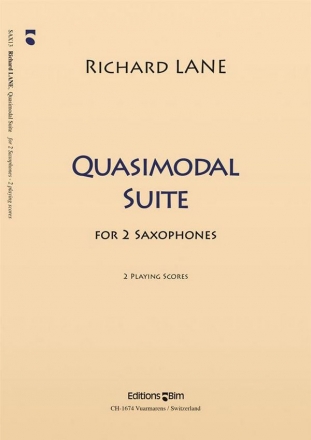 Richard Lane, Quasimodal Suite Saxophone Duet Buch