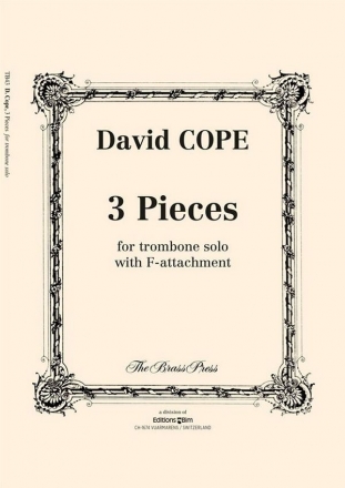 David Cope, 3 Pieces Posaune Buch