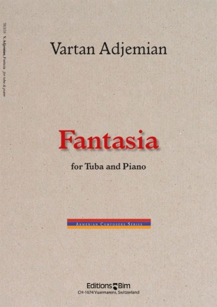 Vartan Adjemian, Fantasia Tuba und Klavier Buch