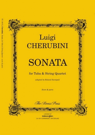 Luigi Cherubini, Sonata Tuba and String Quartet Stimmensatz