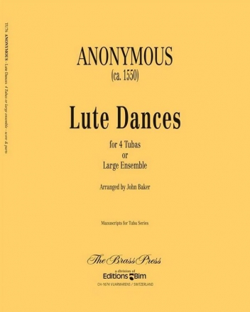 Lute Dances Tubaquartett Stimmensatz